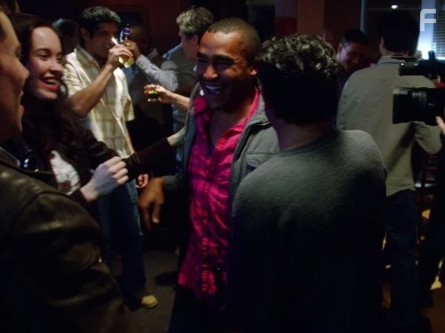 Jamil Walker Smith and Elyse Levesque in Звёздные врата: Вселенная (2009)