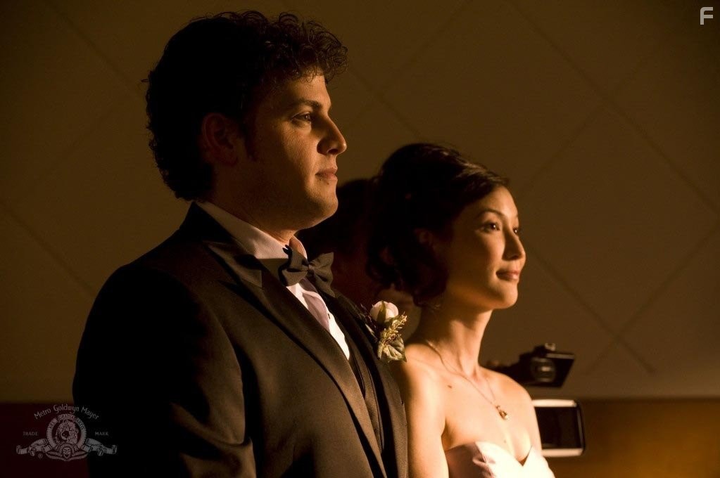 Jennifer Spence and David Blue in Звёздные врата: Вселенная (2009)