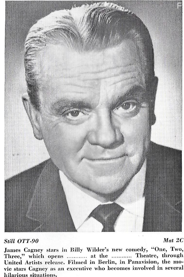 James Cagney in Один, два, три (1961)