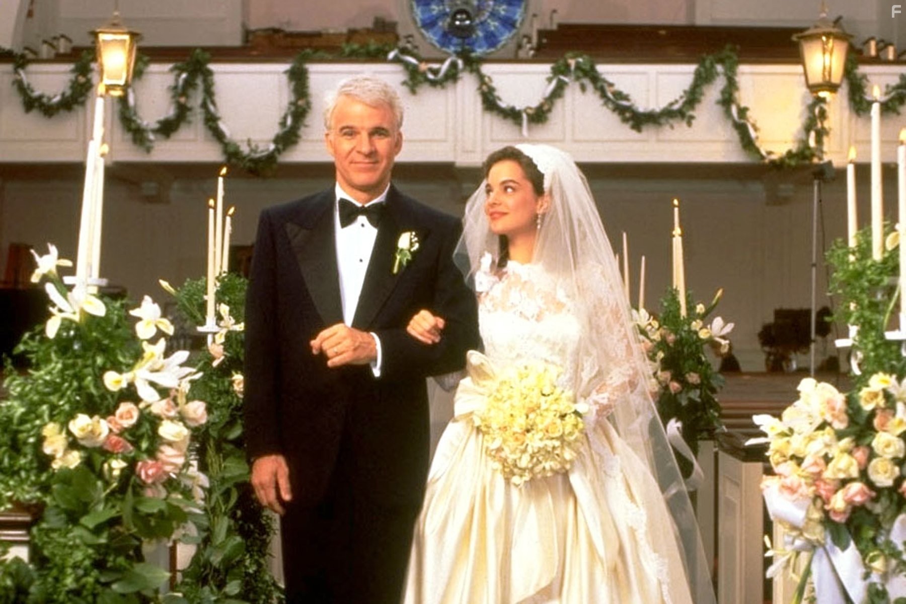 Steve Martin and Kimberly Williams-Paisley in Отец невесты (1991)