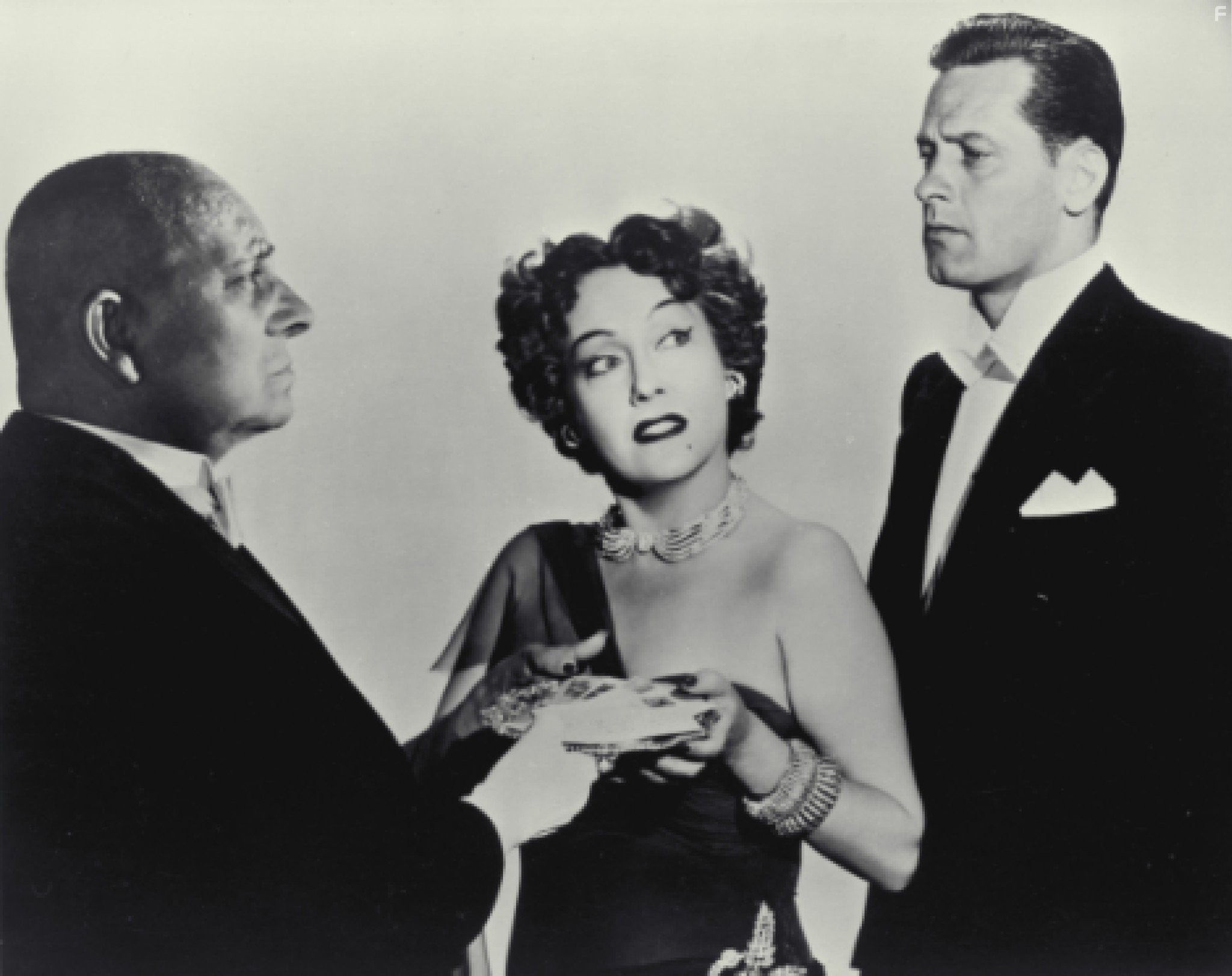 William Holden, Erich von Stroheim, and Gloria Swanson in Сансет бульвар (1950)