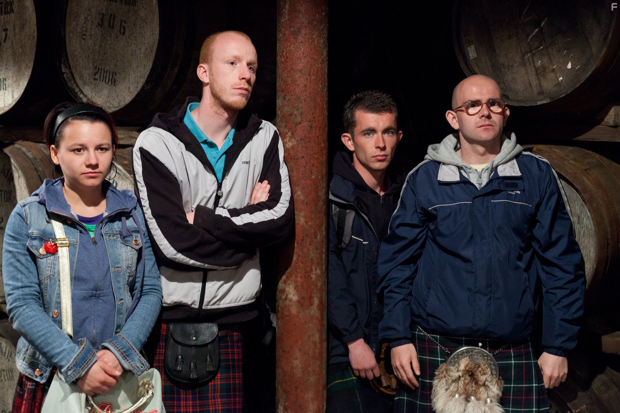 Gary Maitland, William Ruane, Jasmin Riggins, and Paul Brannigan in Доля ангелов (2012)