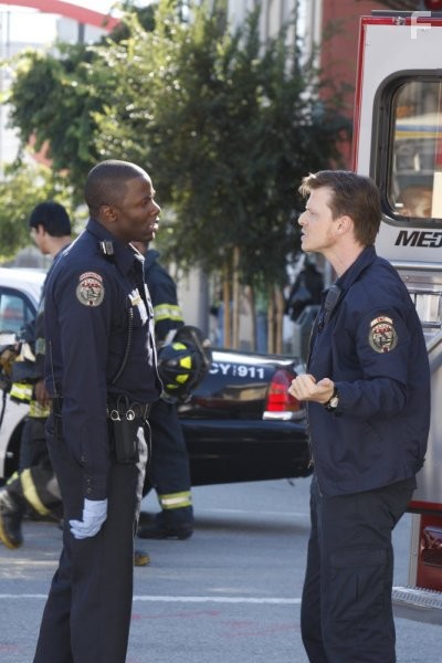 Kevin Rankin and Derek Luke in Травма (2009)