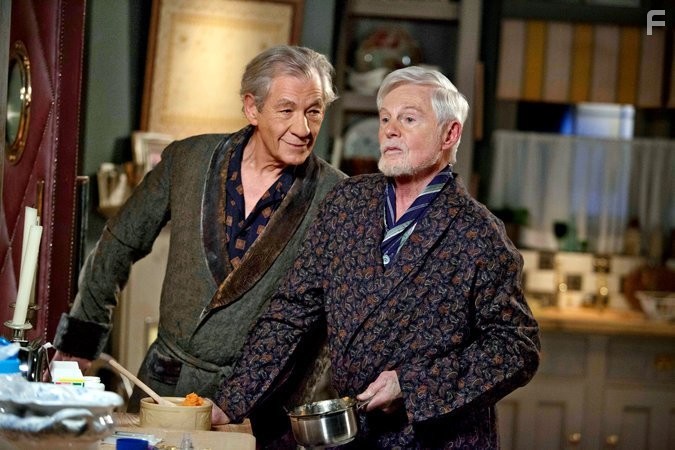 Derek Jacobi and Ian McKellen in Грешники (2013)