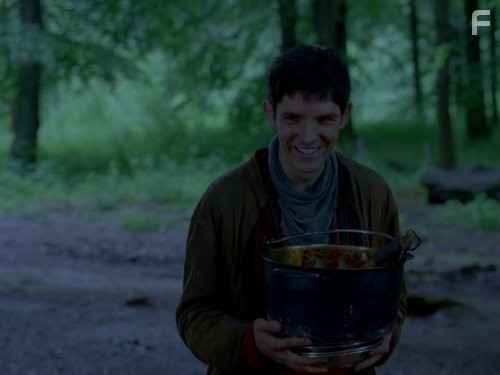 Colin Morgan in Мерлин (2008)