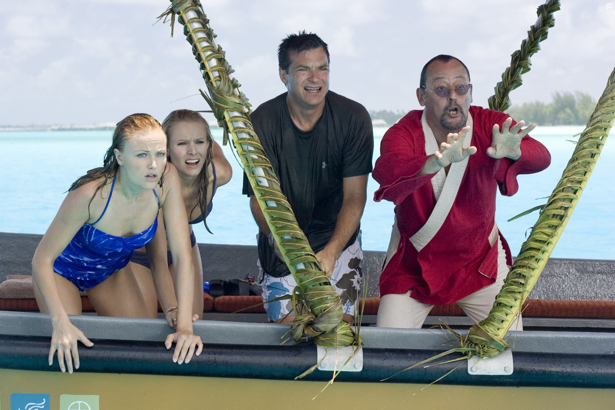 Jean Reno, Jason Bateman, Malin Akerman, and Kristen Bell in Формула любви для узников брака (2009)