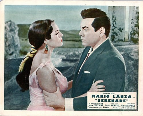Mario Lanza and Sara Montiel in Serenade (1956)