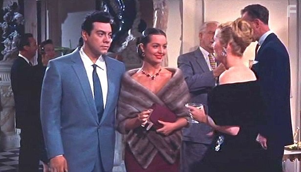 Joan Fontaine, Mario Lanza, and Sara Montiel in Serenade (1956)