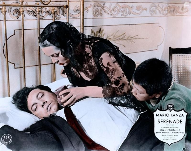 Mario Lanza and Sara Montiel in Serenade (1956)