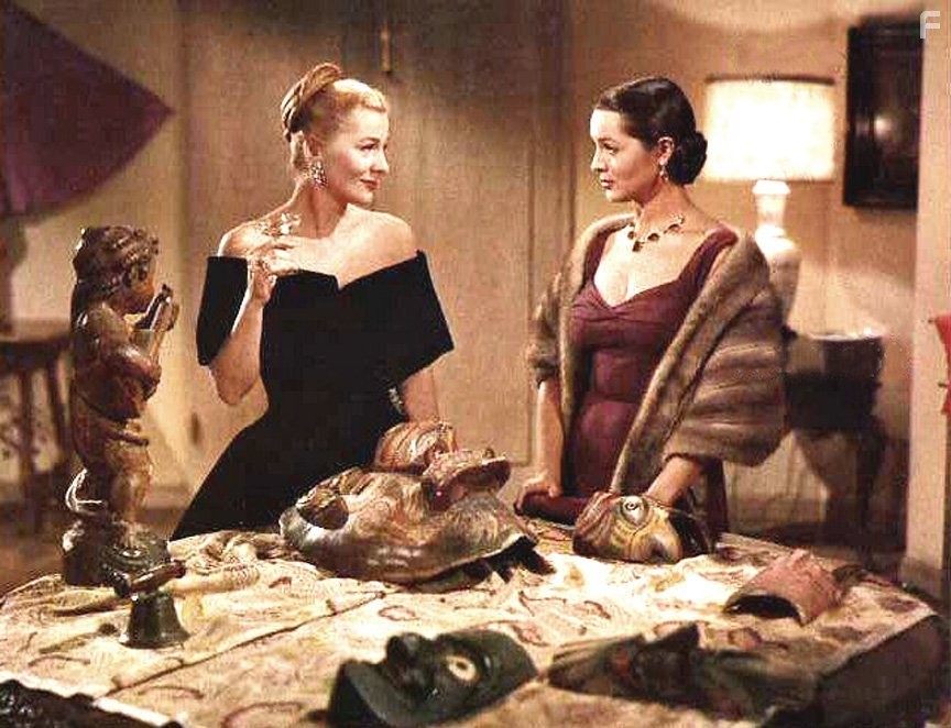 Joan Fontaine and Sara Montiel in Serenade (1956)