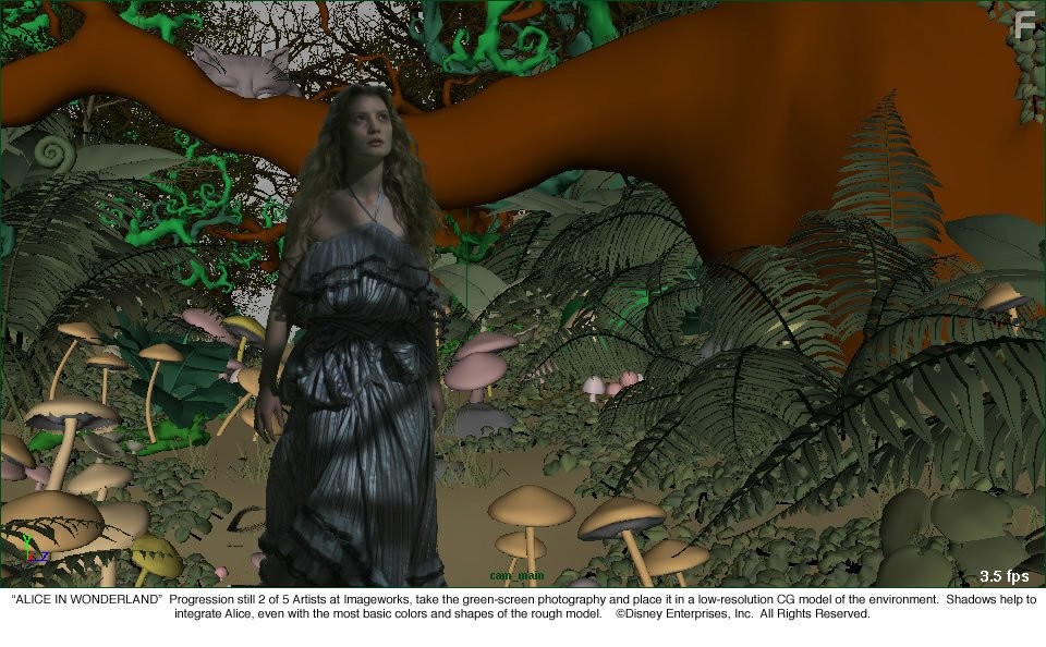 Mia Wasikowska in Алиса в стране чудес (2010)