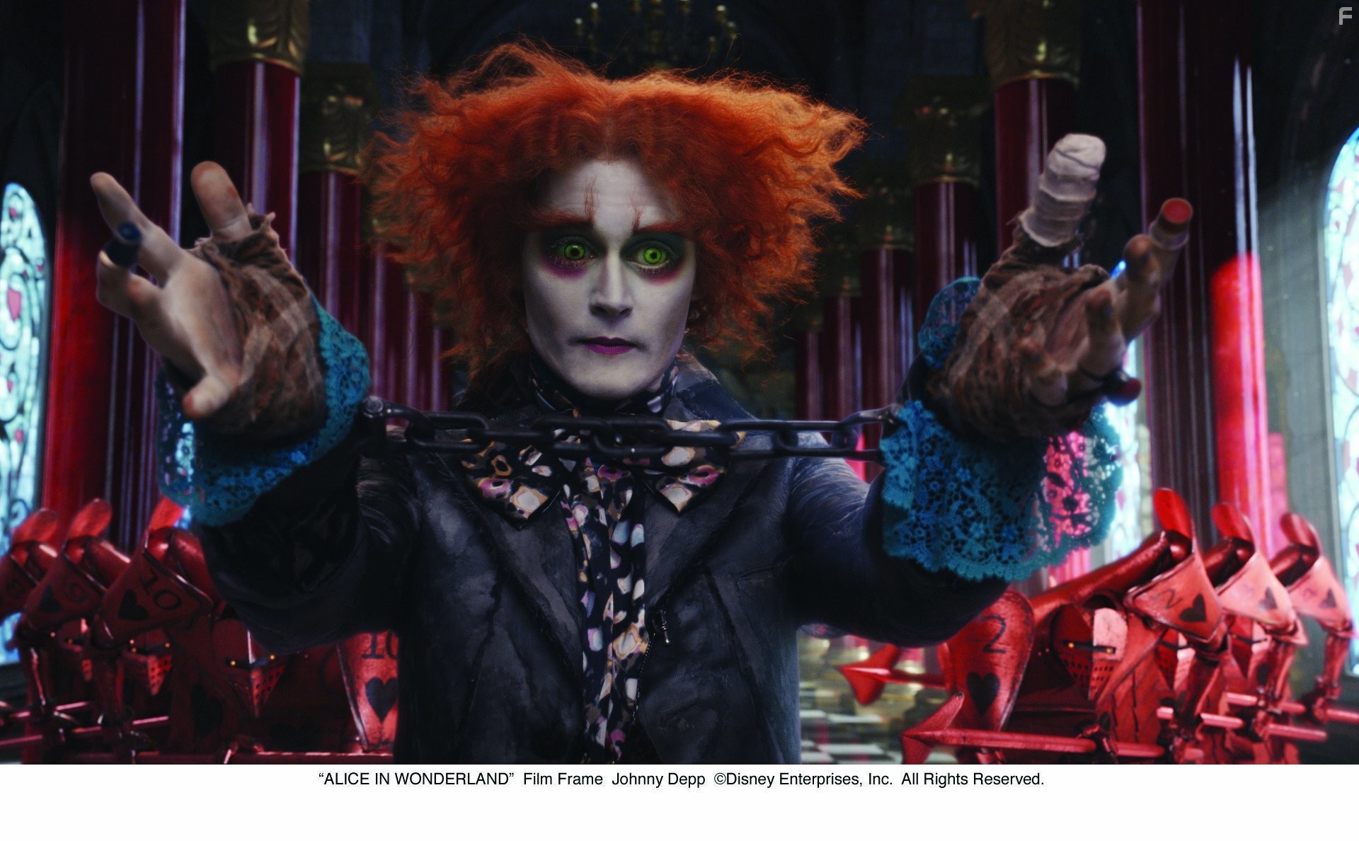 Johnny Depp in Алиса в стране чудес (2010)