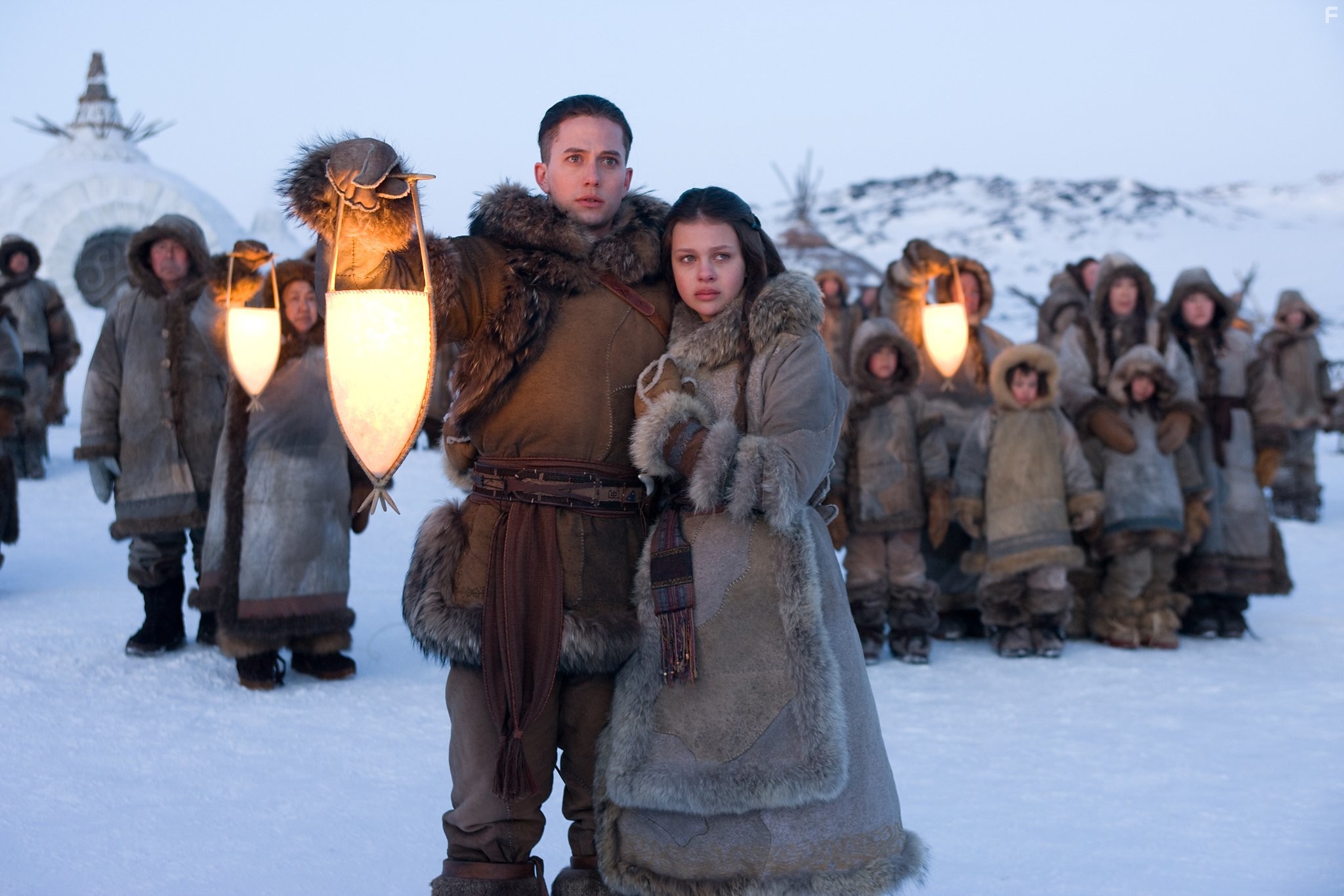 Jackson Rathbone and Nicola Peltz in Повелитель стихий (2010)