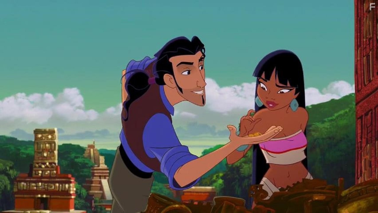 Kevin Kline and Rosie Perez in Дорога на Эльдорадо (2000)