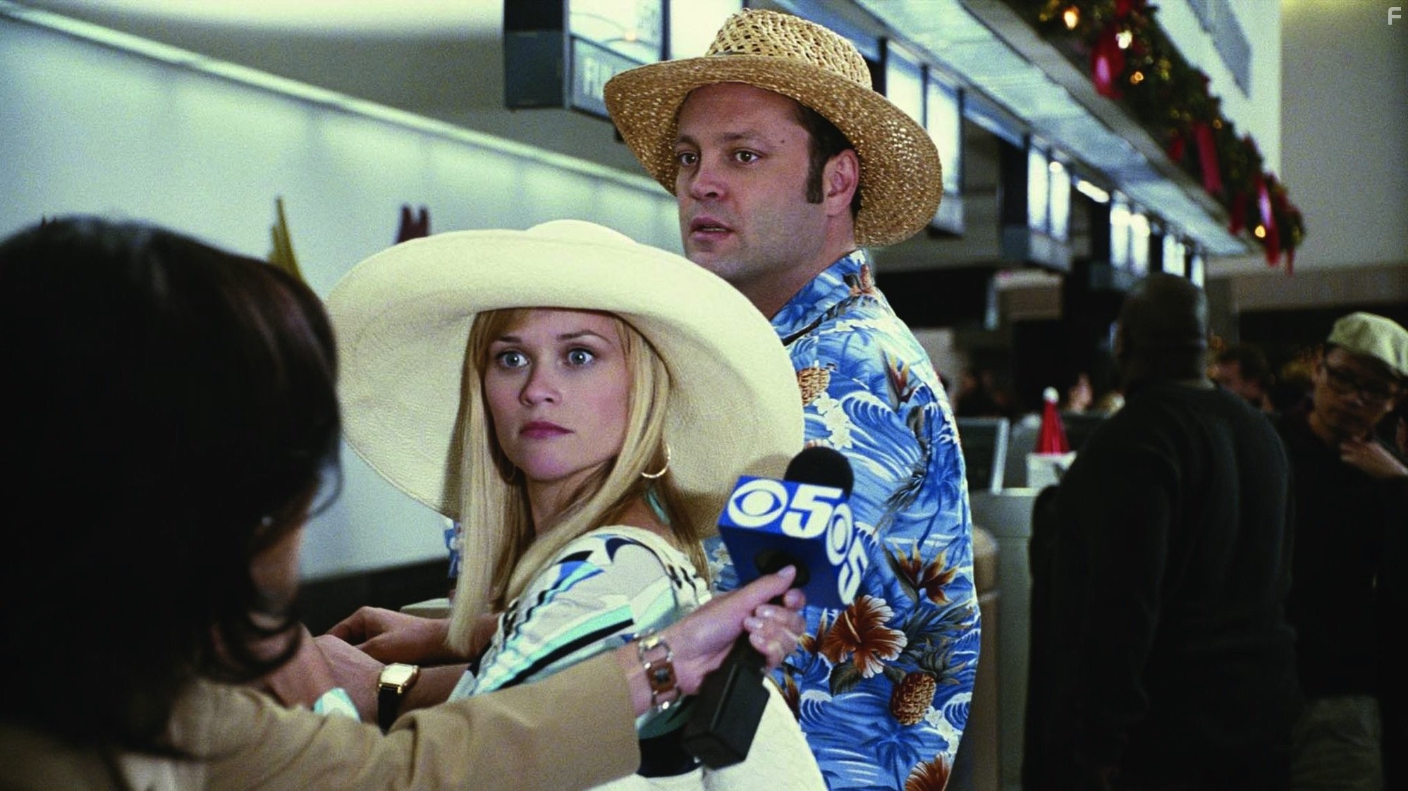 Vince Vaughn and Reese Witherspoon in Четыре Рождества (2008)
