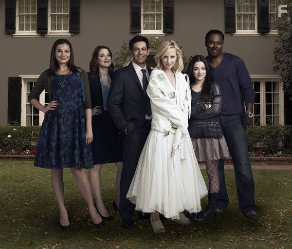 Anne Heche, Michael Landes, Lamman Rucker, Alexandra Breckenridge, Tom Waring, and Madison Davenport in Save Me (2013)