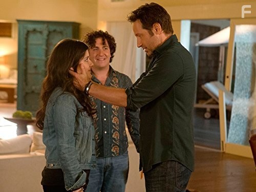 David Duchovny, Madeleine Martin, and Oliver Cooper in Блудливая Калифорния (2007)