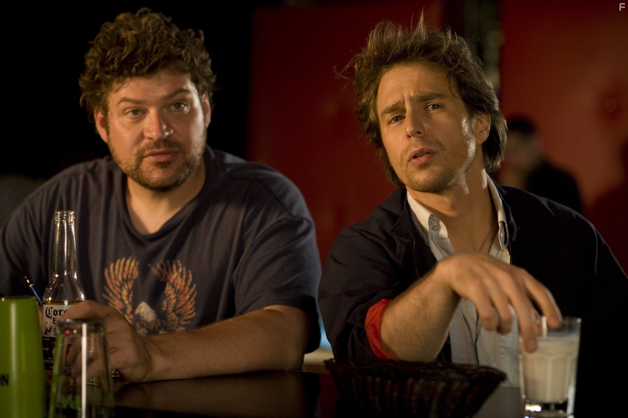 Sam Rockwell and Brad William Henke in Удушье (2008)