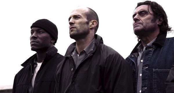 Jason Statham, Ian McShane, and Tyrese Gibson in Смертельная гонка (2008)