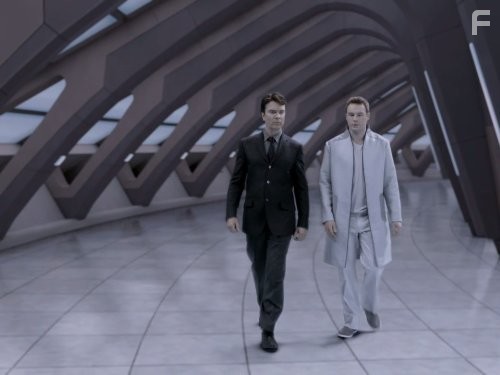 Mark Hildreth and Christopher Shyer in Vизитeры (2009)