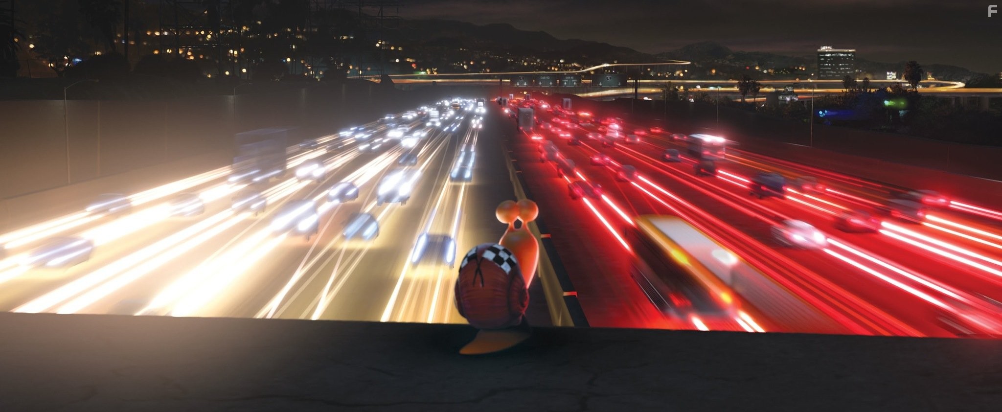 Turbo surveys the high-speed landscape before him, not knowing his own life is about to be "Turbo-Charged".