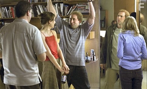 Of twin-brothers Donald, left, and Charlie Kaufman (both played by Nicolas Cage), guess which one is the life of the party.
