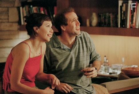 Maggie Gyllenhaal and Nicolas Cage find easy romance.