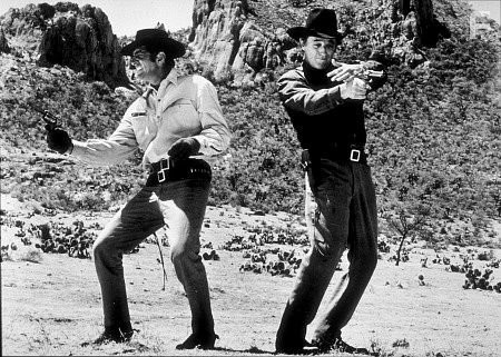 "Five Card Stud," Dean Martin and Robert Mitchum. 1968 Paramount