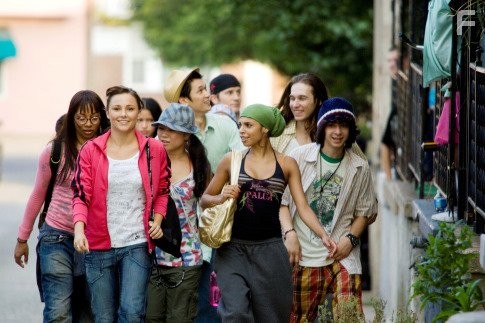 Cassie Ventura, Briana Evigan, Robert Hoffman, Danielle Polanco, and Mari Koda in Шаг вперед 2: Улицы (2008)
