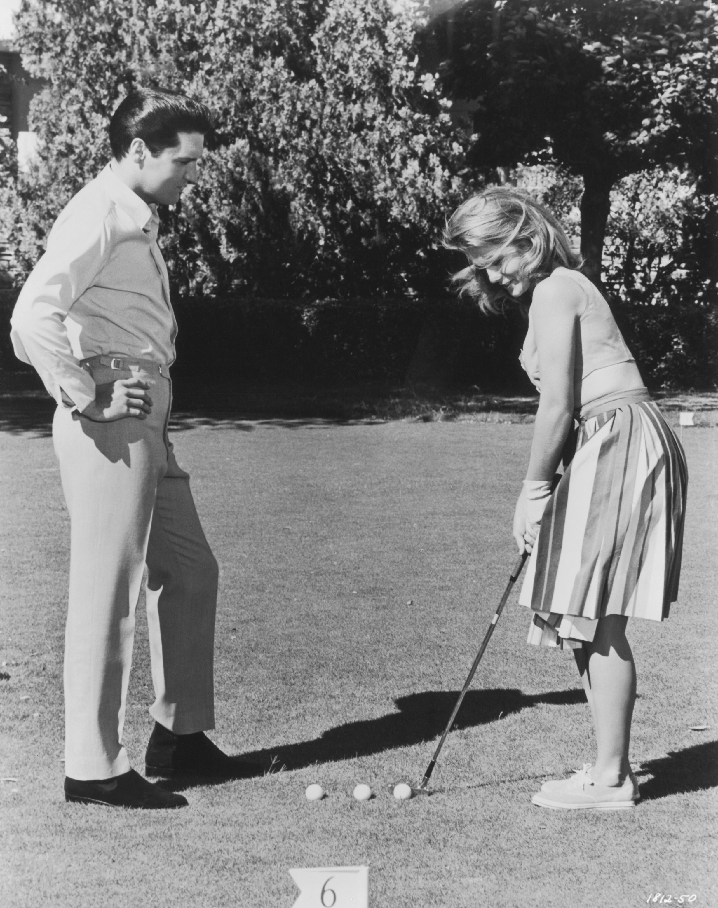 Elvis Presley and Ann-Margret in Да здравствует Лас-Вегас (1964)