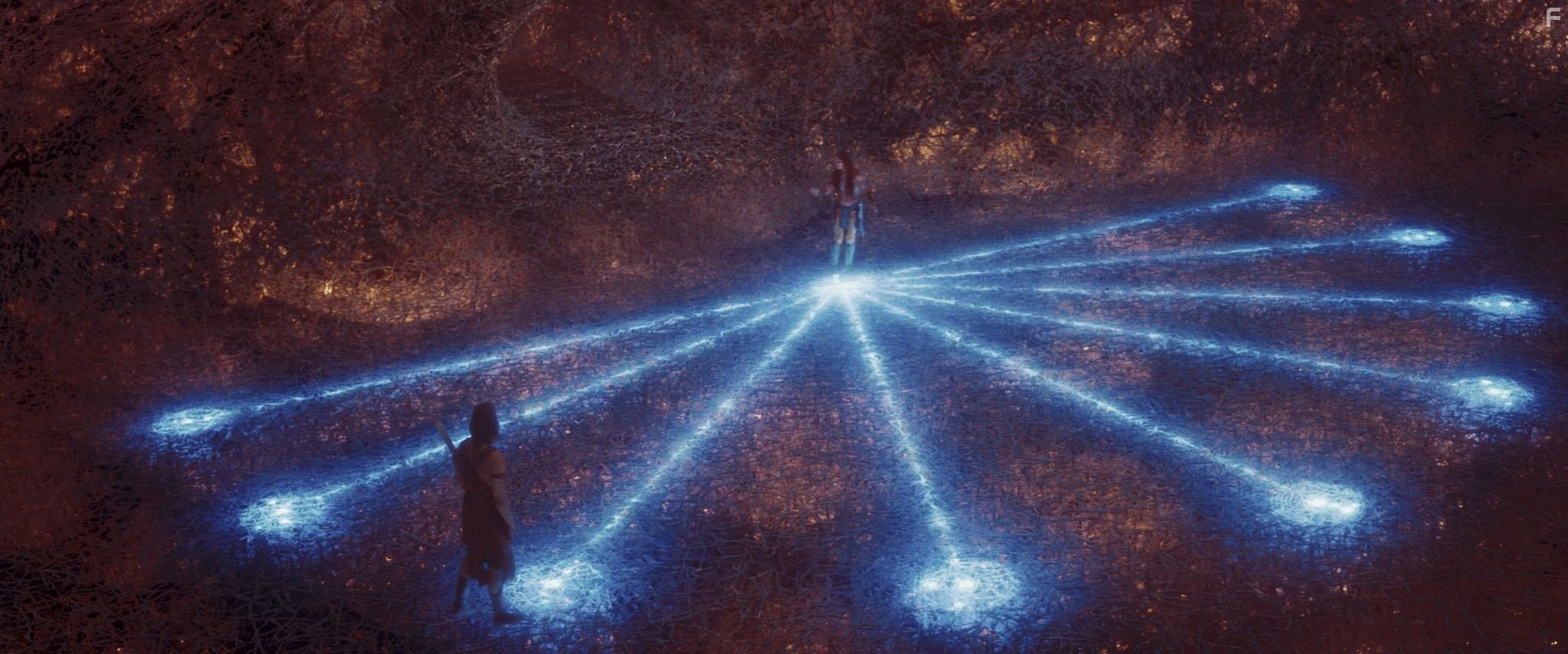 Lynn Collins and Taylor Kitsch in Джон Картер (2012)