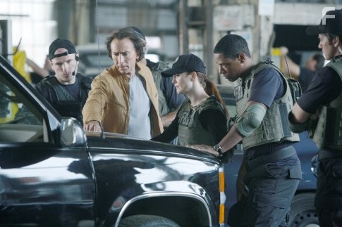 Nicolas Cage, Julianne Moore, and Tory Kittles in Пророк (2007)