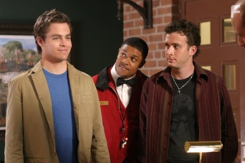 Pooch Hall, Eddie Kaye Thomas, and Chris Pine in Свидание вслепую (2006)