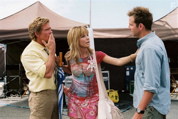 Sandra Bullock, Thomas Haden Church, and Bradley Cooper in Всё о Стиве (2009)