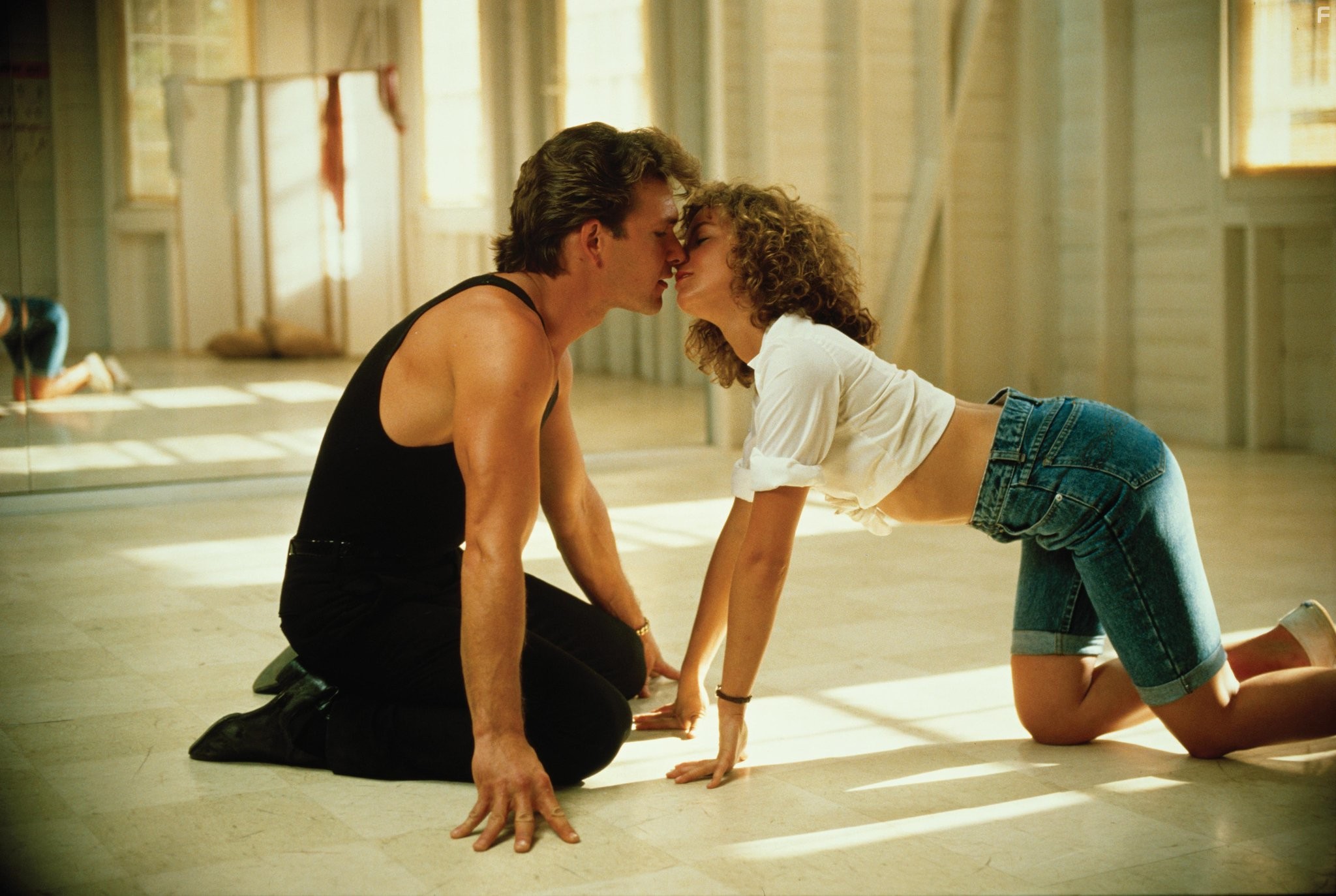 Jennifer Grey and Patrick Swayze in Грязные танцы (1987)