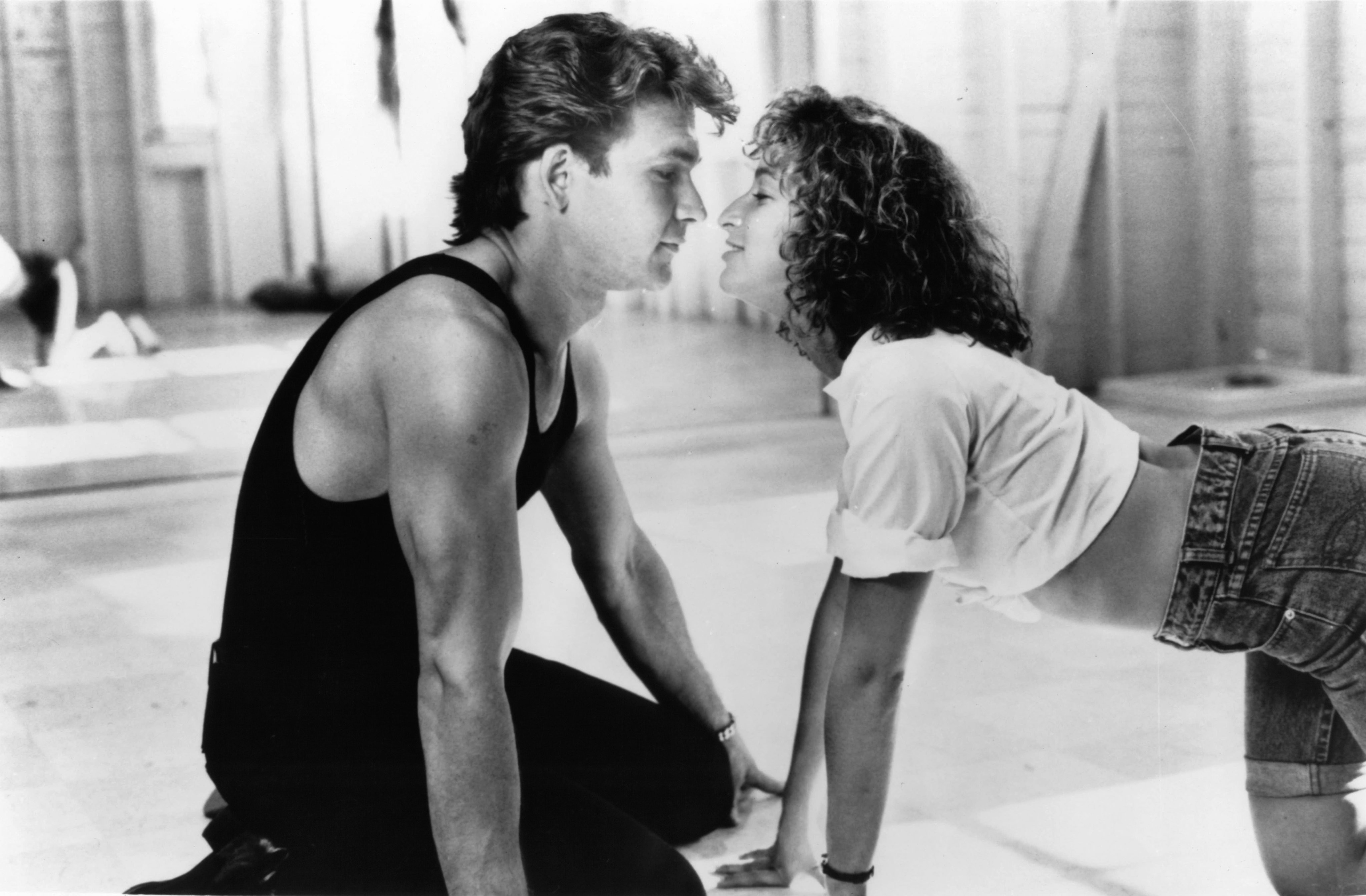 Jennifer Grey and Patrick Swayze in Грязные танцы (1987)
