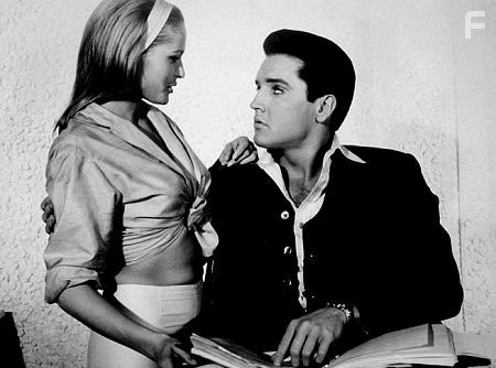 Elvis Presley and Ursula Andress in "Fun in Acapulco," Paramount, 1963.