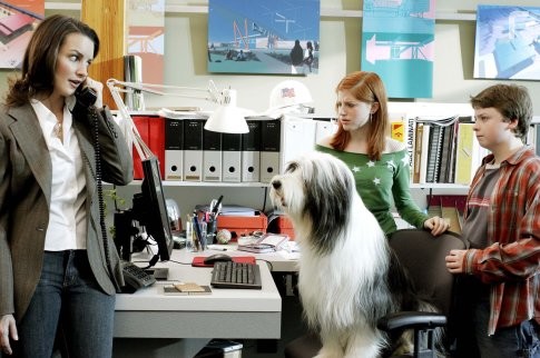 Kristin Davis, Spencer Breslin, and Zena Grey in Лохматый папа (2006)