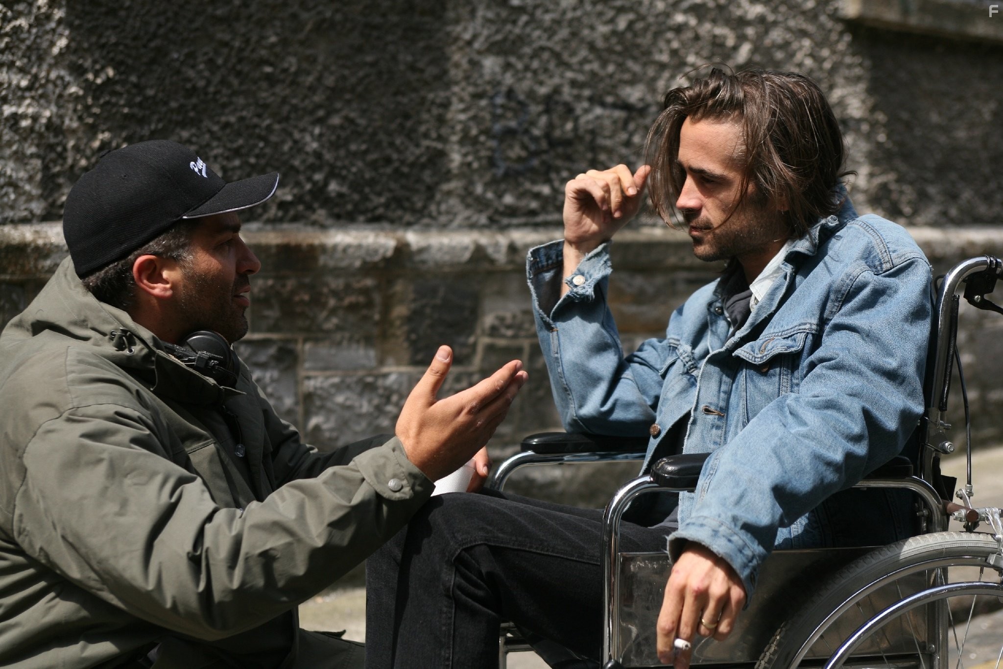 Colin Farrell and Danis Tanovic in Сортировка (2009)