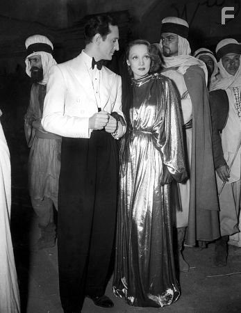 Marlene Dietrich, Basil Rathbone, GARDEN OF ALLAH, THE, United Artists, 1936, **I.V.