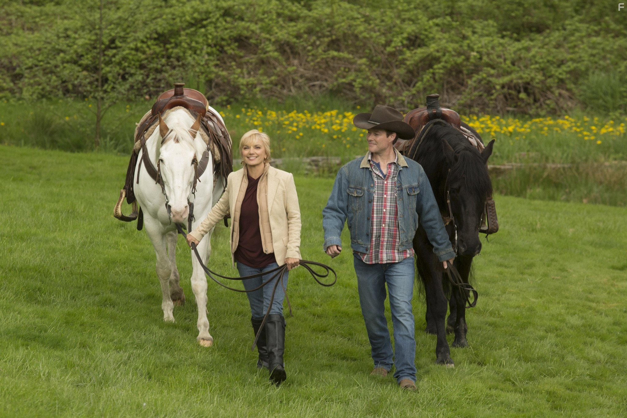 Teryl Rothery and Sebastian Spence in Кедровая бухта (2013)