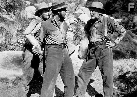 "The Treasure of the Sierra Madre" Tim Holt, Humphrey Bogart, and Walter Huston 1948 Warner Bros.