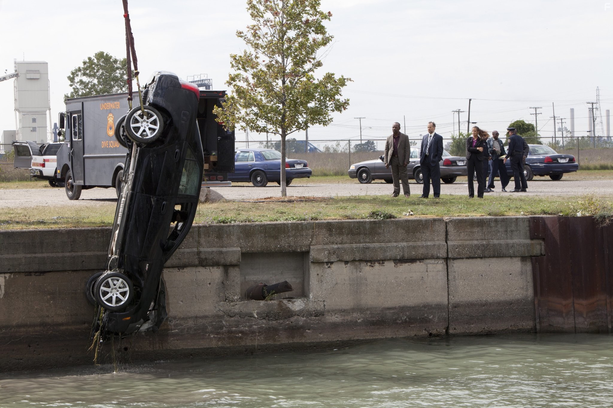 David Costabile, Lennie James, James Simon, and Athena Karkanis in Низкое зимнее солнце (2013)