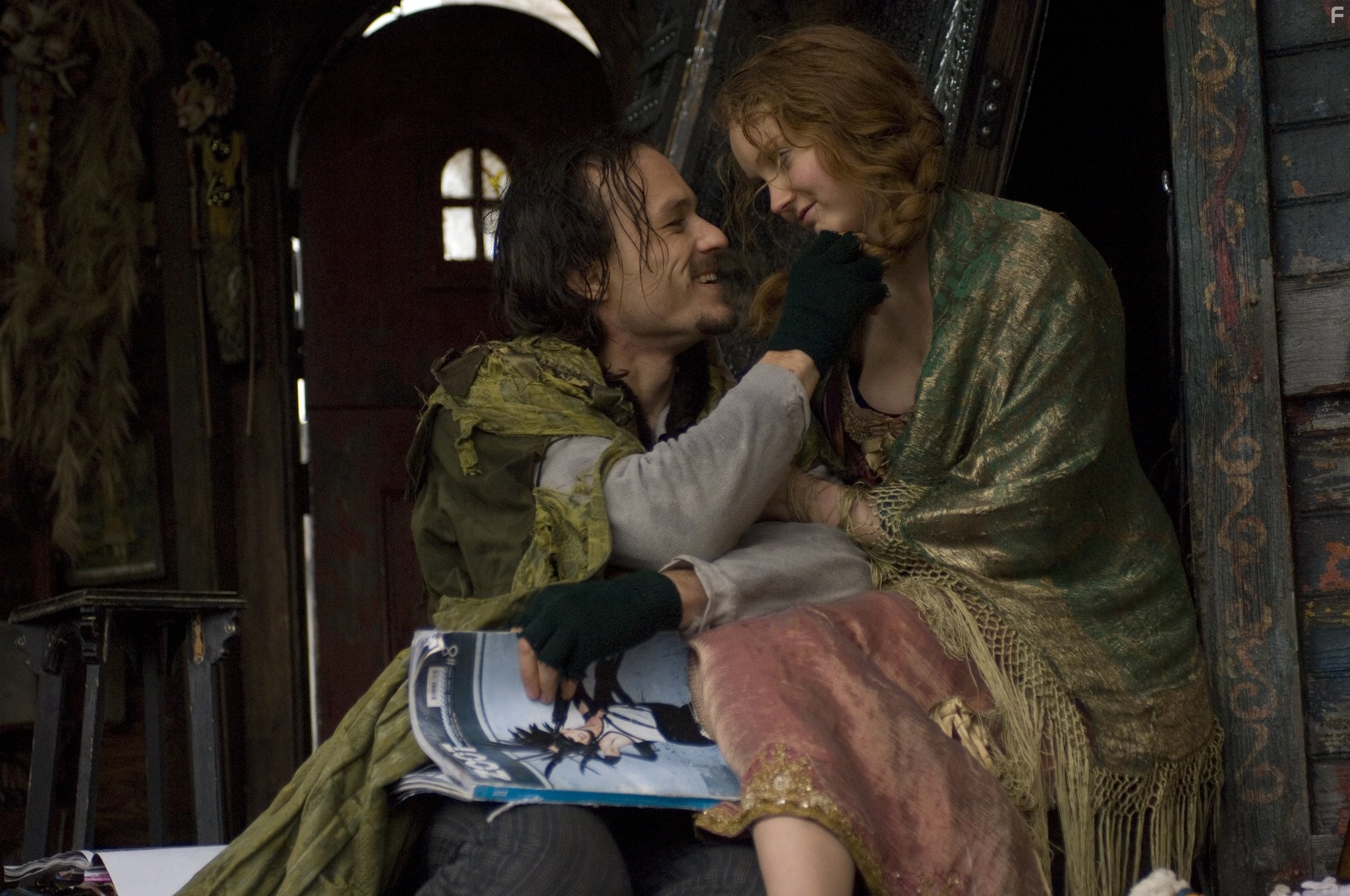 Heath Ledger and Lily Cole in Воображариум доктора Парнасса (2009)