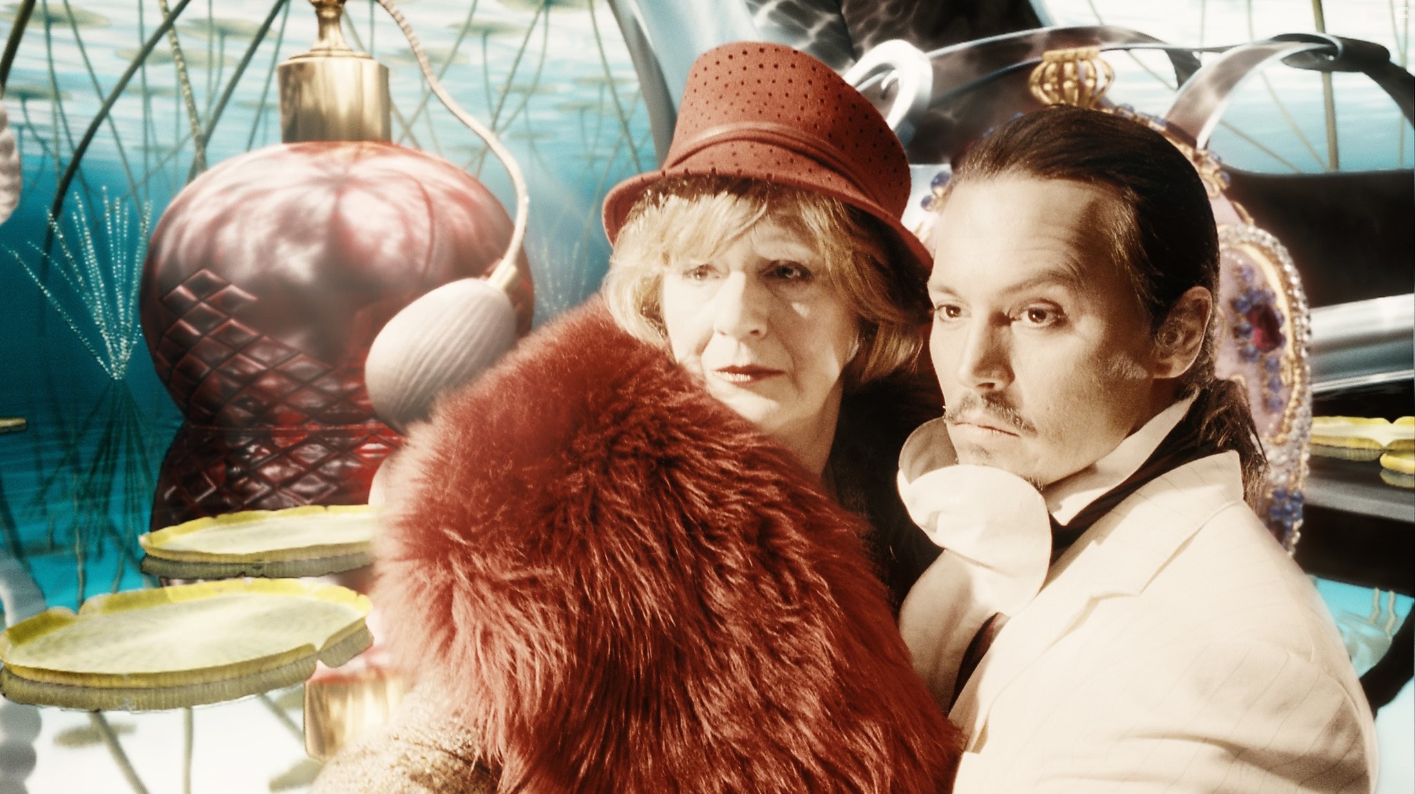 Johnny Depp and Maggie Steed in Воображариум доктора Парнасса (2009)