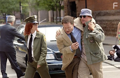 Michael Douglas, Robin Tunney, and Albert Brooks in Свадебная вечеринка (2003)