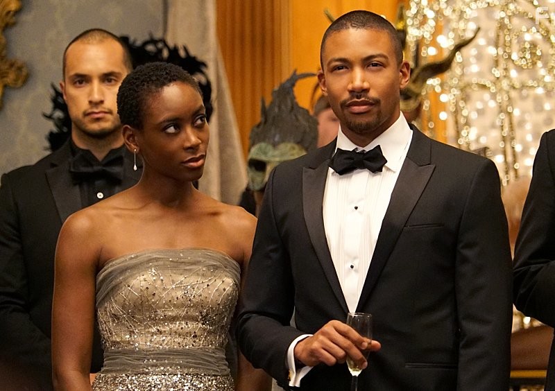 Jaylen Moore, Charles Michael Davis, and Tracy Ifeachor in Древние (2013)