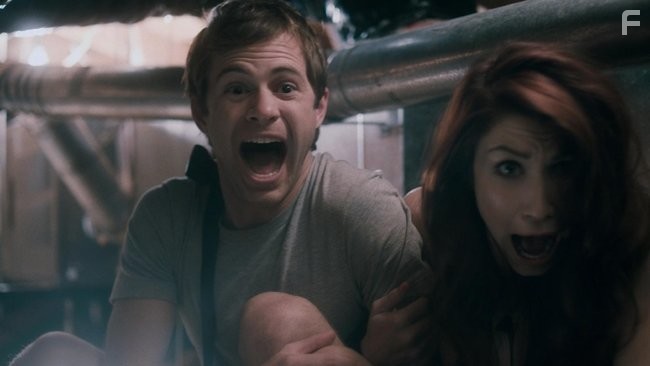 Sasha Formoso and William Patrick Riley in Paranormal Whacktivity (2013)