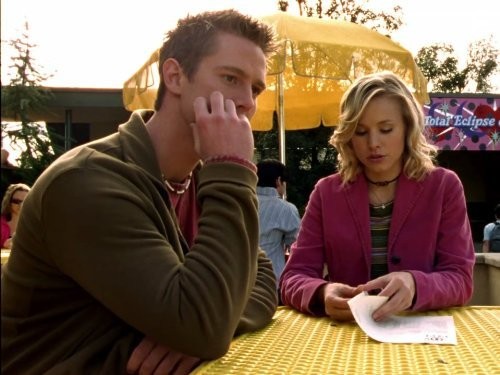 Kristen Bell and Jason Dohring in Вероника Марс (2004)