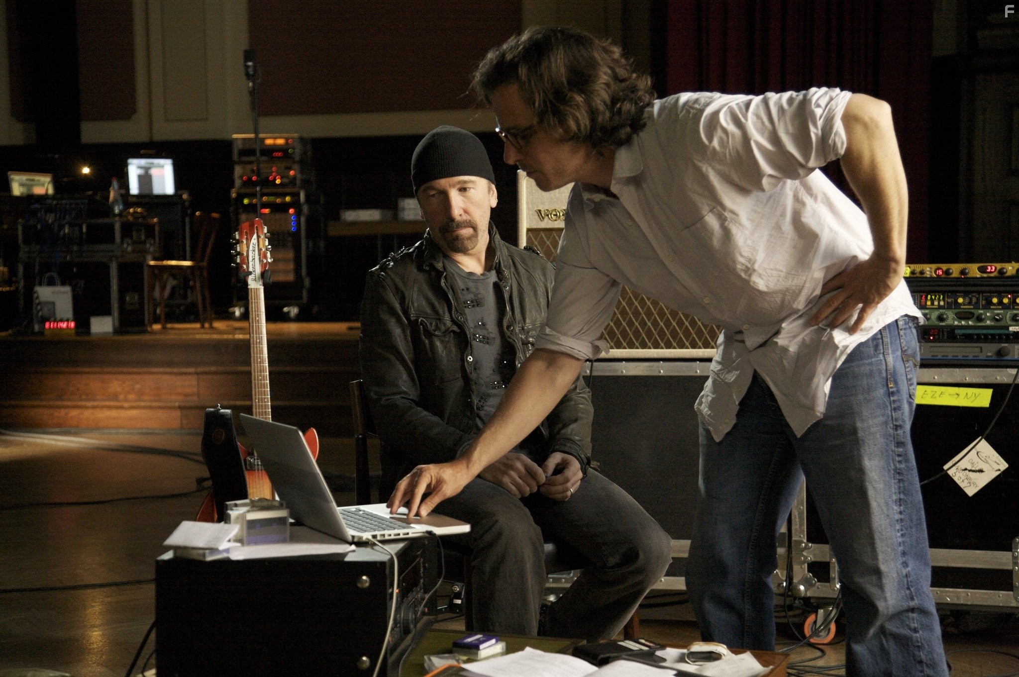 Davis Guggenheim and The Edge in From the Sky Down (2011)